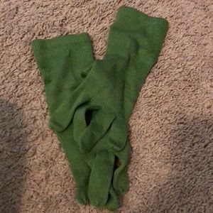 Soft green glove